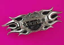 "MOTER CYCLE USA" BELT BUCKLE 