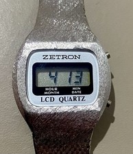 GENTS “zetron” 70s/80s LCD