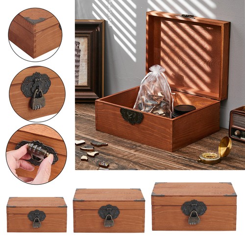 Vintage wooden storage box - vintage,