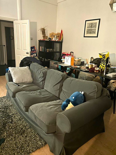 Ikea ektorp seater sofa grey - seater,