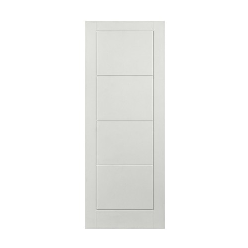 White primed panel ladder - white,