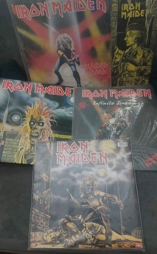 Iron maiden vinyl record - maiden,