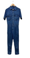Next Denim Jumpsuit | Utility Style Boiler Suit | Size 10 | 100% Cotton