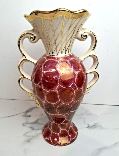 Laeken belgian vase ceramic - belgian,