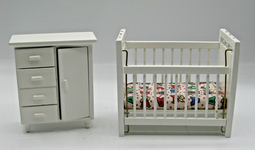 Vintage wooden dollhouse - vintage,