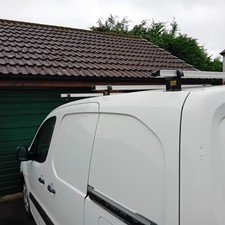 Set of Three Vanguard Roof Rack Bars. Peugeot Partner 2008 to 2018 .