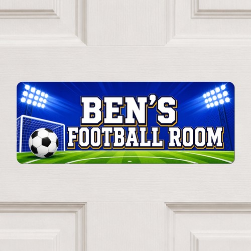 Personalised football room - personalised,