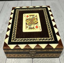 Vintage Wooden Macaron Inlaid