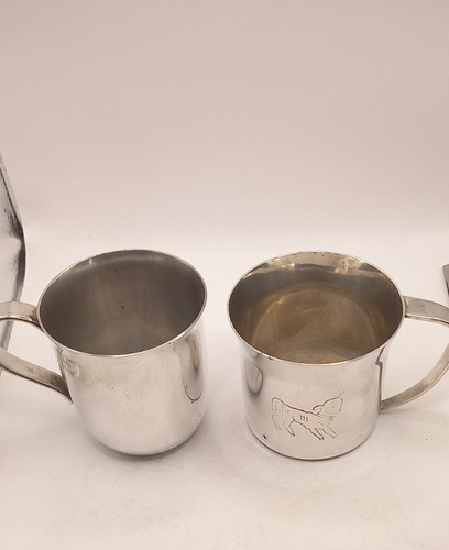 Vintage christening cups 2 - christening,