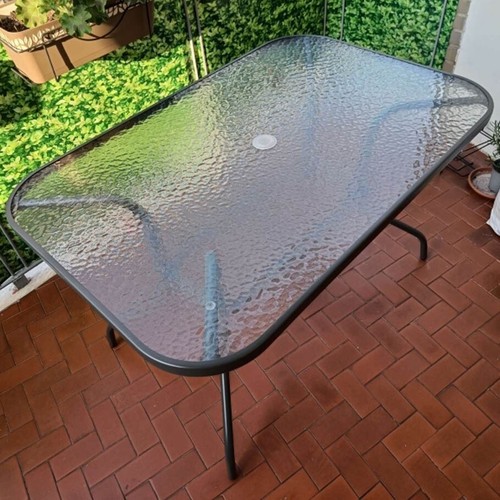 Industrial garden table - garden,