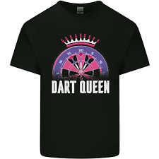Darts Queen Funny Mens Cotton T-Shirt Tee Top