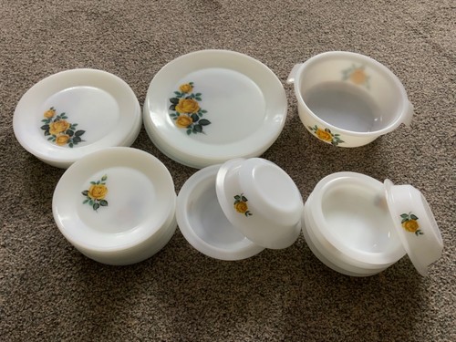 Phoenix pyrex yellow - phoenix, rose