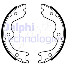 Parking Brake Shoe Set DELPHI Fits NISSAN 350 Z Coupe Roadster 02-09 D40F0-AR06K