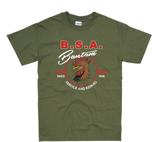 Bsa bantam biker shirt door - bsa,