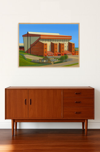 Pittodrie art print poster - print,