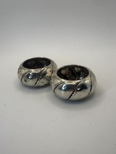 FO Pair of Sterling Silver