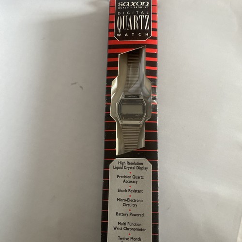 Saxon digital quartz watch - saxon,