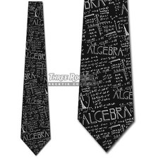 Algebra Allover Tie Men's Math