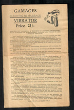 GAMAGES ADVERTISING FLYER