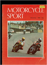 MOTORCYCLE SPORT DECEMBER 1980 - BMW SIDECAR OUTFIT / HONDA CB900