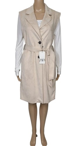 Zara nwt ivory beige faux - zara,