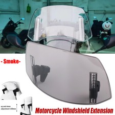 Smoked windshield wind screen - smoked,
