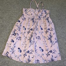 Ladies Gap Pink Floral Linen