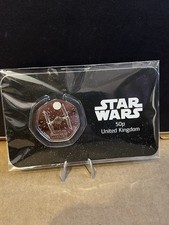 Star Wars 50p TIE Fighter Brilliant Uncirculated 2024 Coin
