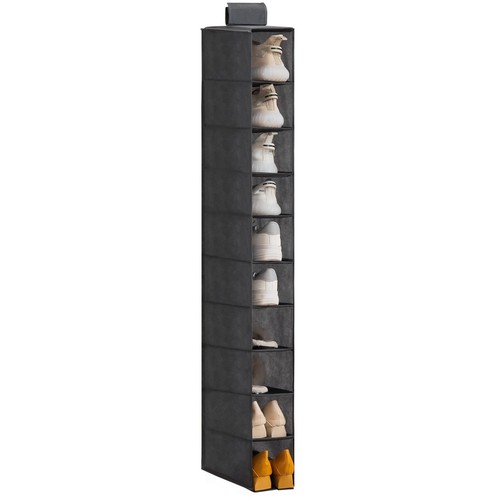 Hanging shoe rack shelf - hanging, 10-shelf