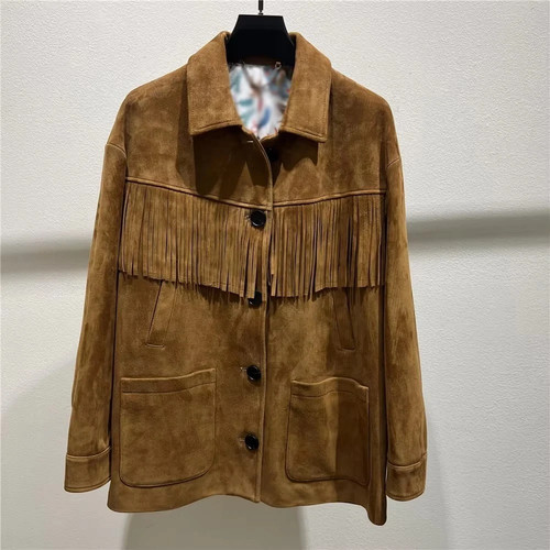 Women vintage suede leather - women's,