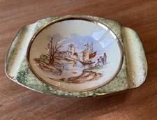 Vintage 2-rest Ashtray J Fryer Ltd c1950 12cm Long * 
