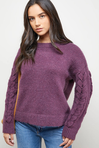 Oasis aubergine jumper - oasis,