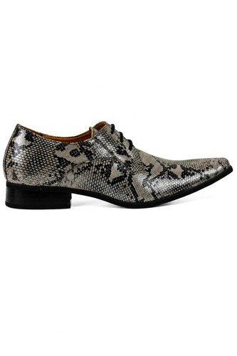 Mens leather lined snake - leather,