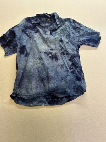Skye batiks mens shirt blue - skye,