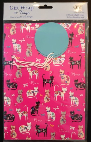 Wrapping paper cats meow 2 - wrapping,