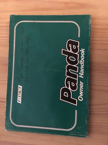Fiat panda handbook - fiat,