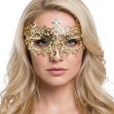 Gold Lace Masquerade MASK