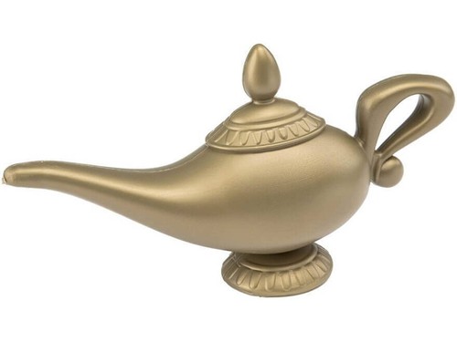 Gold magic lamp 23cm - lamp,