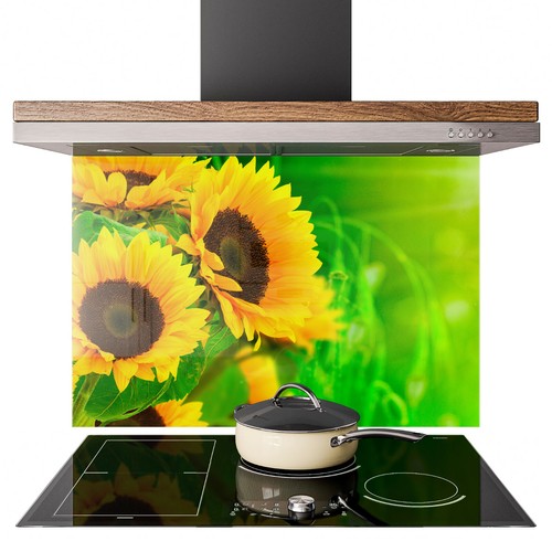 Glass splashback kitchen - glass,