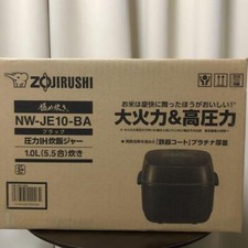 Zojirushi NW-JE10 5.5-Cup Pressure Induction Heating Rice Cooker & Warmer Black