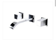 Utopia Paleto Three Hole Mounted Basin Mixer Tap. Brand New In Box