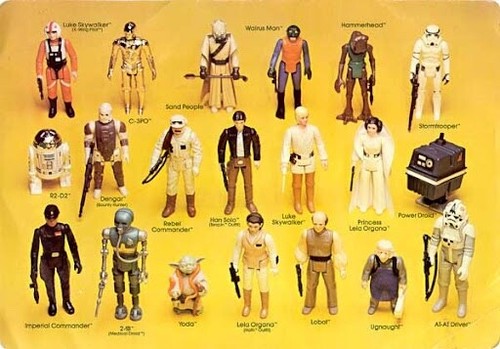 Vintage star wars figures - star,