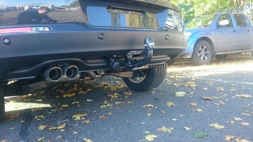 Tow bar supplied and - , fitted