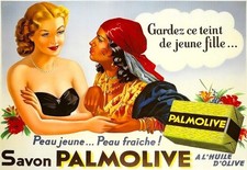 Art Poster Palmolive Deco French Ad  Soap  Print