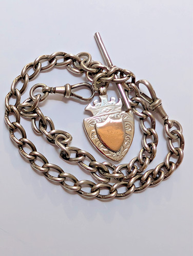 C1904 antique solid - antique, silver