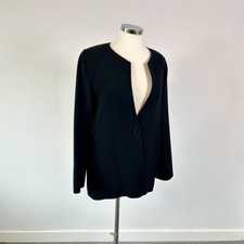 Jean Muir Vintage Black Wool