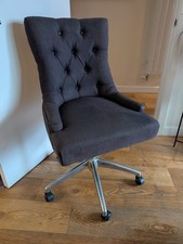 Swivel desk chair with wheels by Made.com, model 'Flynn' - Used