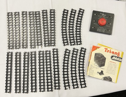 Vintage tri ang - train, track