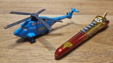 Disney Pixar Cars  Peggy Liner &  Dinoco Helicopter - BUNDLE #19