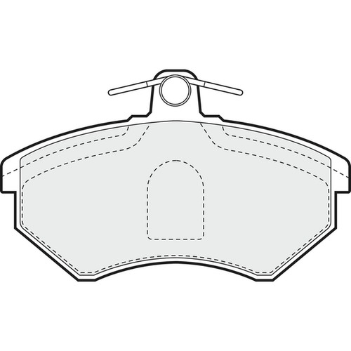 Brake pads set for golf - for, vw